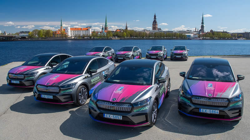 Škoda Enyaq Coupé RS iV - Mistrovství světa IIHF