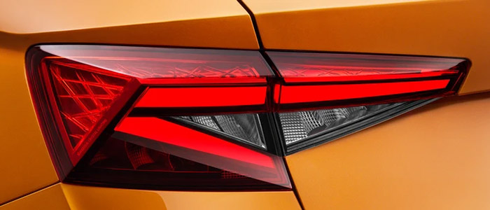 Nová Škoda Fabia - top LED zadní světla