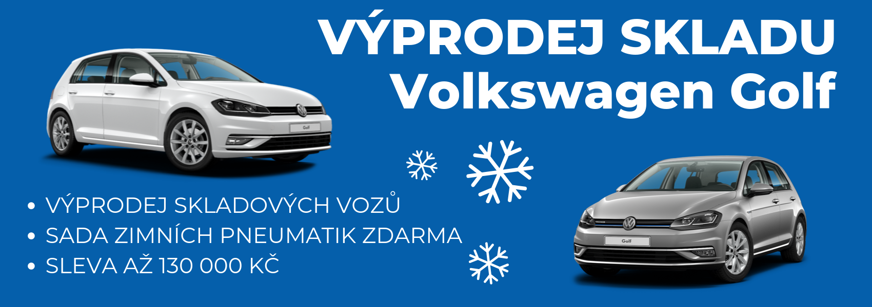 Volkswagen Golf výprodej skladu