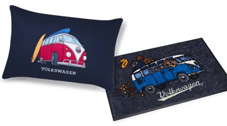 Polštářek a rohožka Polštářek a rohožka VW