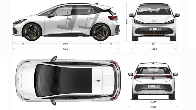 CUPRA Born - technická data