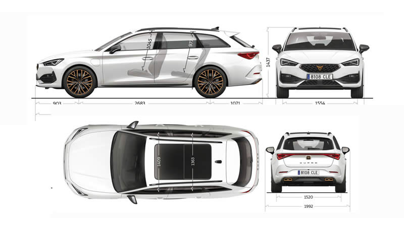 CUPRA Leon Sportstourer - technická data