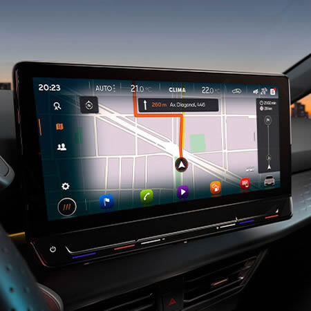 CUPRA Connect Gen4 - navigace CUPRA Connect Gen4 - navigace
