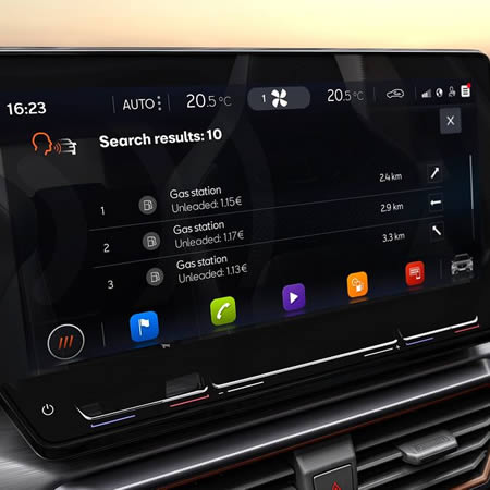 cupra connect online infotainment navigace