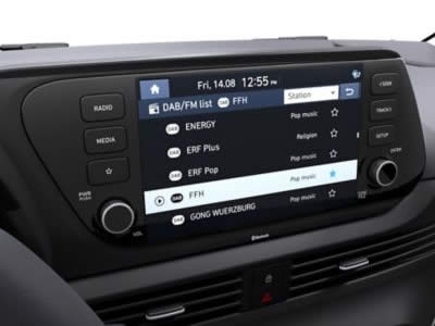 Hyundai rádio s 8" dotykovým displejem