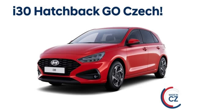 Hyundai i30 GO Czech! hyundai i30 hatchback go czech 650