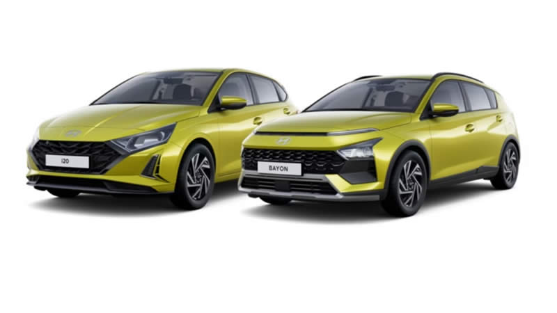 Hyundai Bayon a Hyundai i 20 Hyundai Bayon a Hyundai i 20