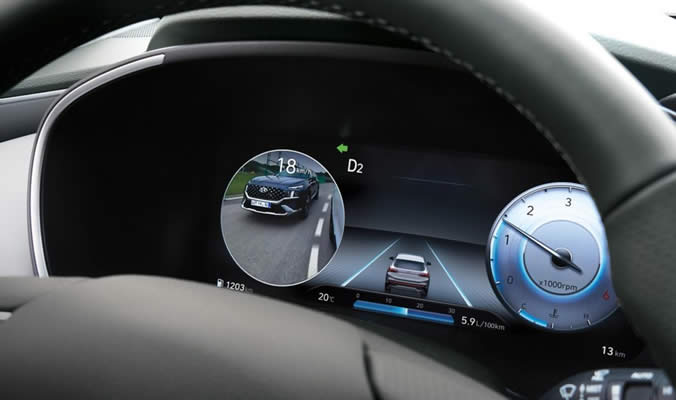 asistencni system bvm hyundai santa fe hybrid 2021