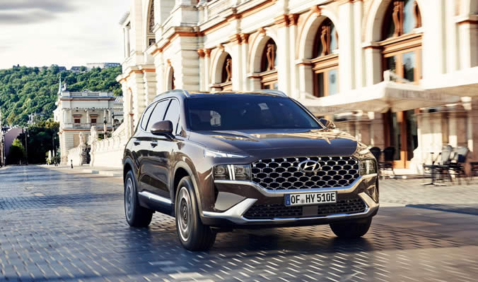 hyundai santa fe plug in hybrid 2021 exterier predni svetla