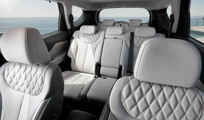 hyundai santa fe plug in hybrid 2021 sedadla