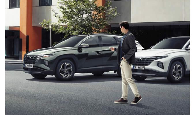Hyundai TUCSON Plug-in Hybrid 2020 - Autonomní parkovací asistent (RSPA)