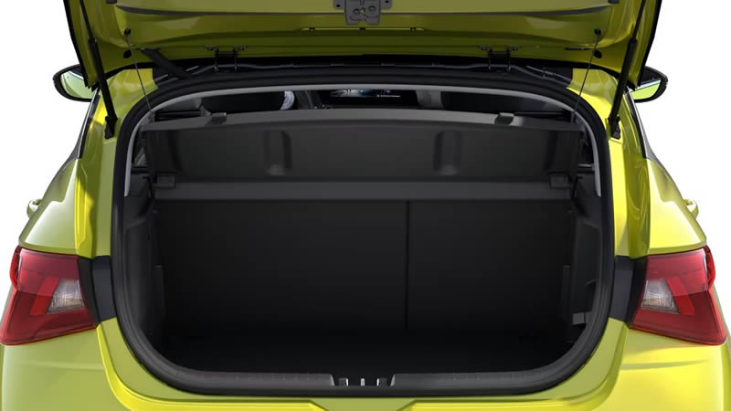 Interiér Hyundai i20 - zavazadlový prostor