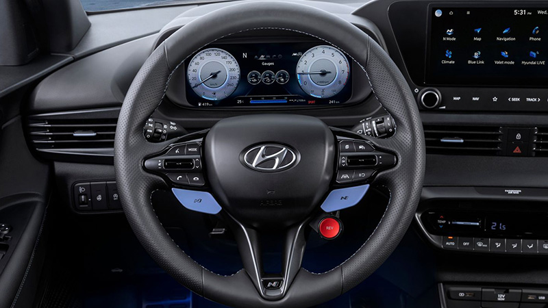 Hyundai i20 N - Sportovní volant ve stylu N, se skvělým úchopem
