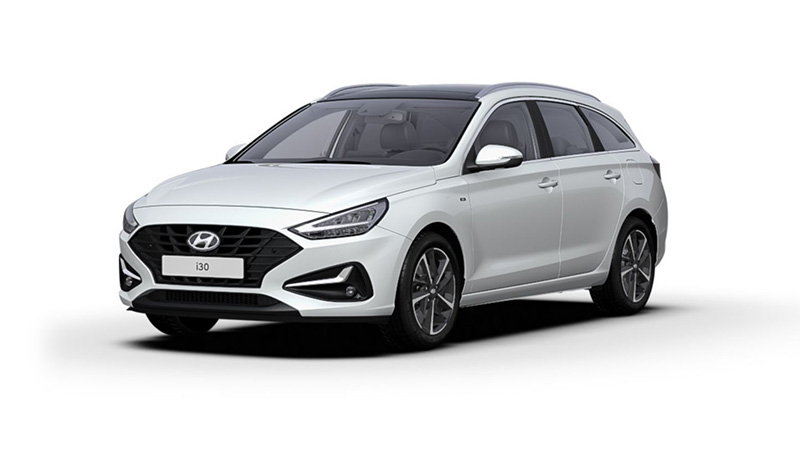 Hyundai i30 Kombi - barva Polar White