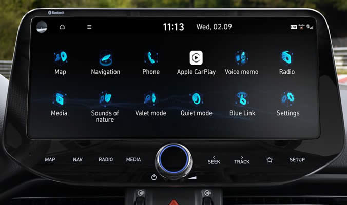 Hyundai i30 N Fastback 2020- 10,25" středová dotyková obrazovka