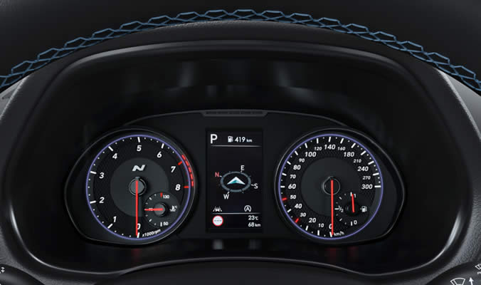 Hyundai i30 N Fastback 2020- Přístrojový panel