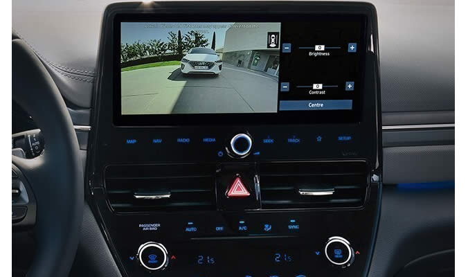 Hyundai IONIQ Hybrid - Driving Rear-View Monitor