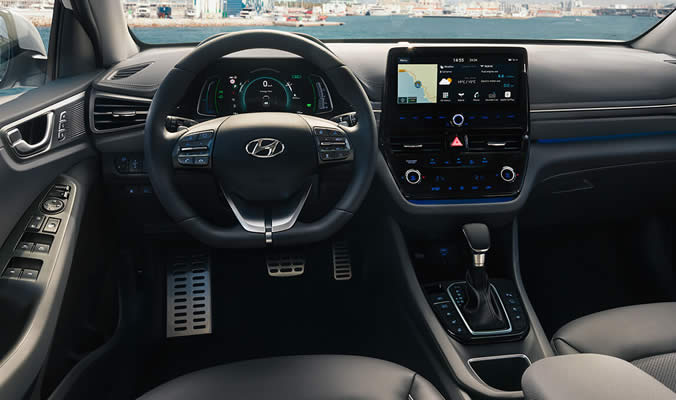 Hyundai IONIQ Hybrid - Obrazovka navigačního systému