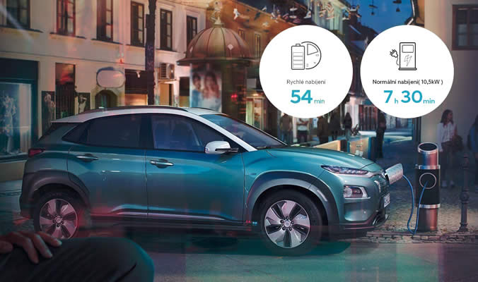 Hyundai KONA Electric - Nabíjení