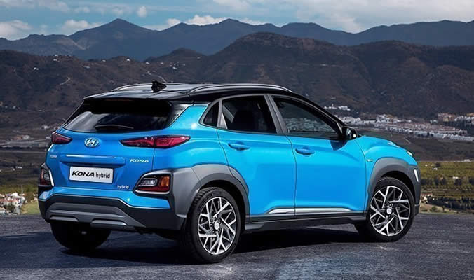 Hyundai Kona Hybrid - Exteriér výrazné linie