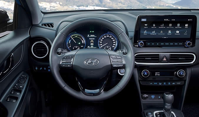 Hyundai Kona Hybrid - Interiér