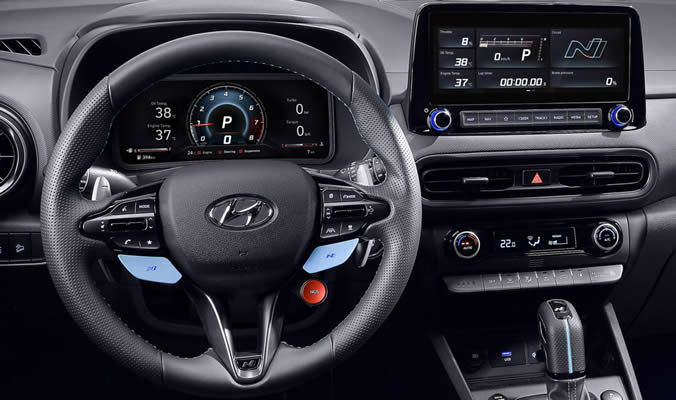 Hyundai KONA N 2020 - Digitální přístrojový panel