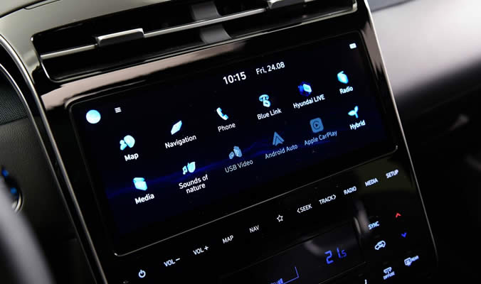 Hyundai TUCSON HYBRID - Dotyková obrazovka