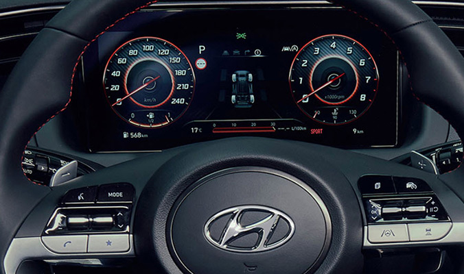 Hyundai Tucson N Line - Jízdní režim Sport Hyundai Tucson N Line