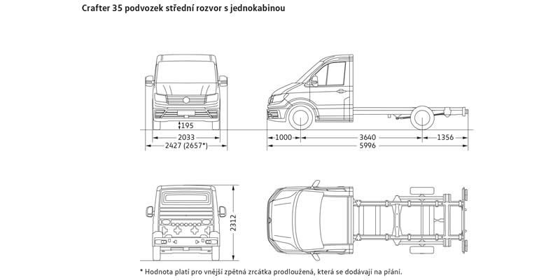 Volkswagen Crafter podvozek