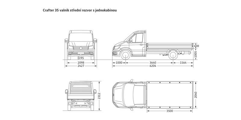 Volkswagen Crafter valník