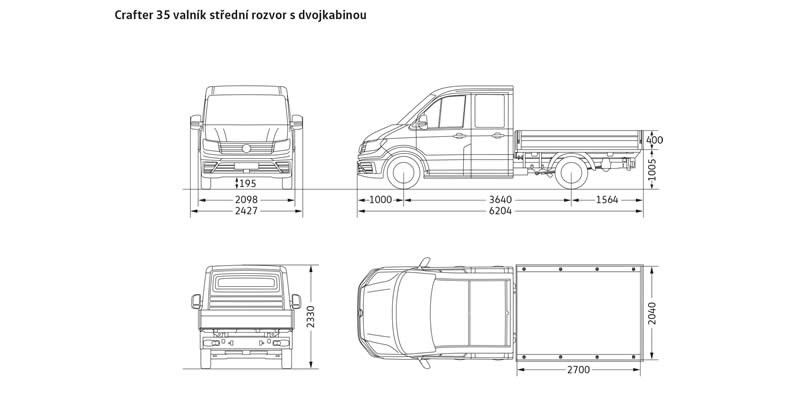 Volkswagen Crafter valník