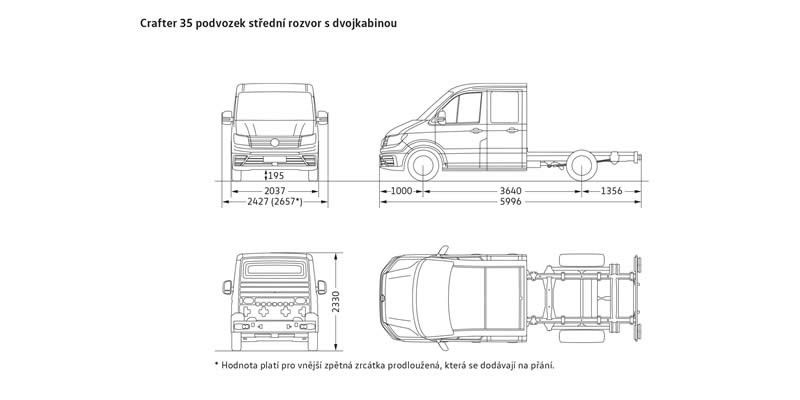 Volkswagen Crafter podvozek