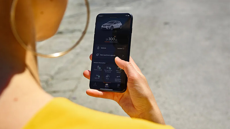 Chytrý telefon s aplikací My SEAT k vozu SEAT Arona