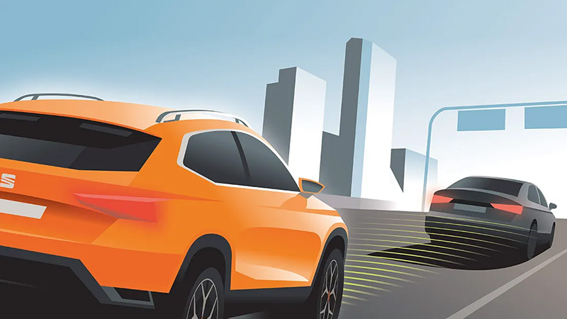 Asistent Front Assist - SEAT Ateca