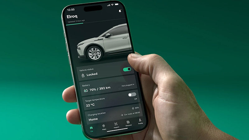 Škoda Elroq RS - Škoda Connect
