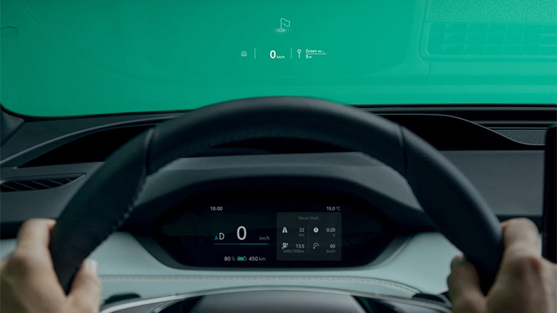 Škoda Elroq RS - Virtuální kokpit