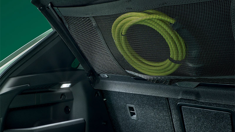 Škoda Elroq RS - Místo pro nabíjecí kabel