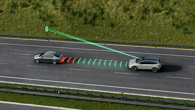 Škoda Elroq RS - Asistovaná jízda