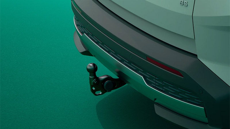 Škoda Elroq RS - Elektricky odjistitelné tažné zařízení