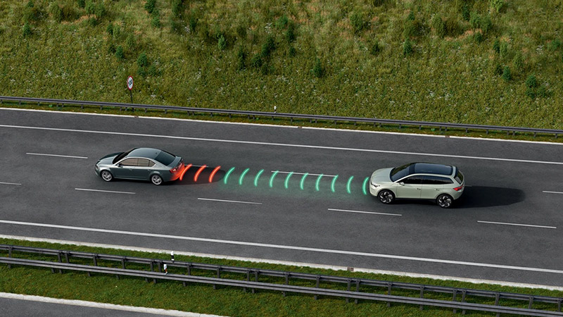 Škoda Elroq RS - Prediktivní tempomat