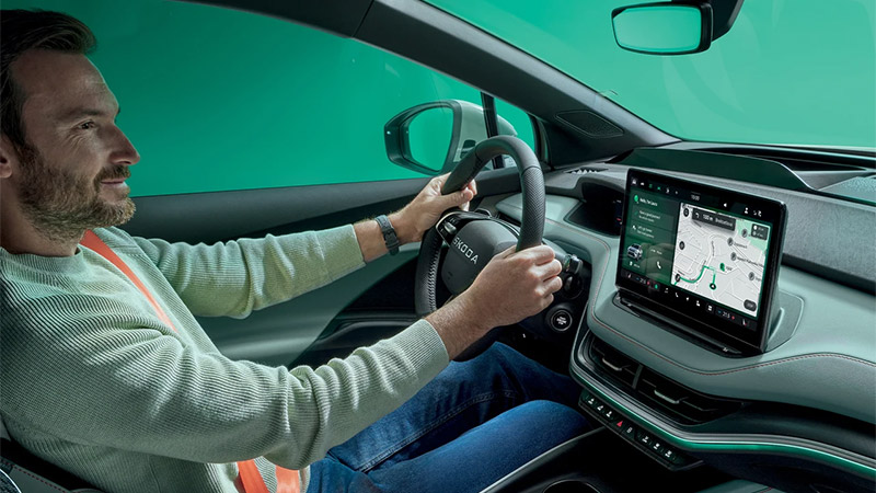 Škoda Elroq RS - Rozpoznání únavy řidiče