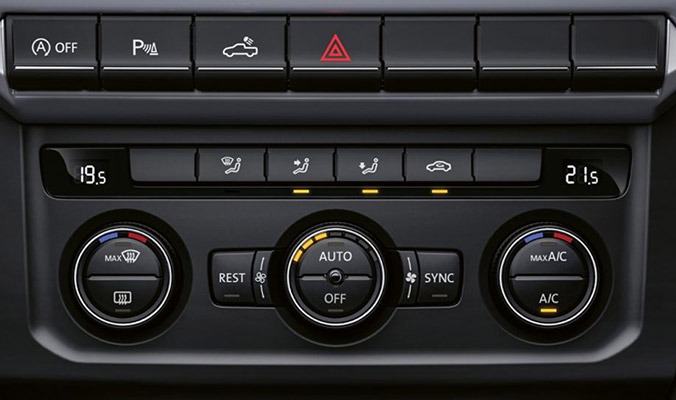 Volkswagen Amarok - Klimatizace a topné systémy