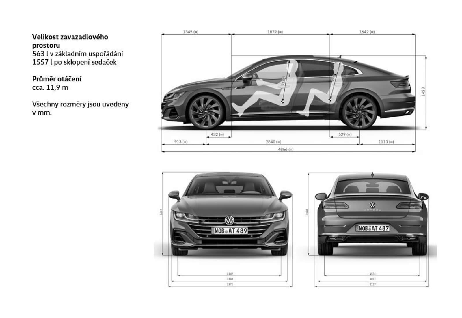 Volkswagen Arteon eHybrid - Technické údaje