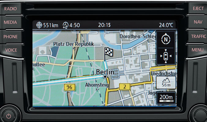 VW Beetle - rádia a navigační sytémy