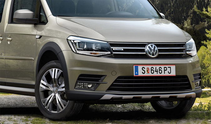 vw caddy alltrack offroad