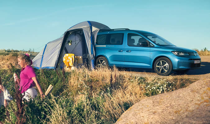 Volkswagen Caddy California 2021 - Samostatný zadní stan