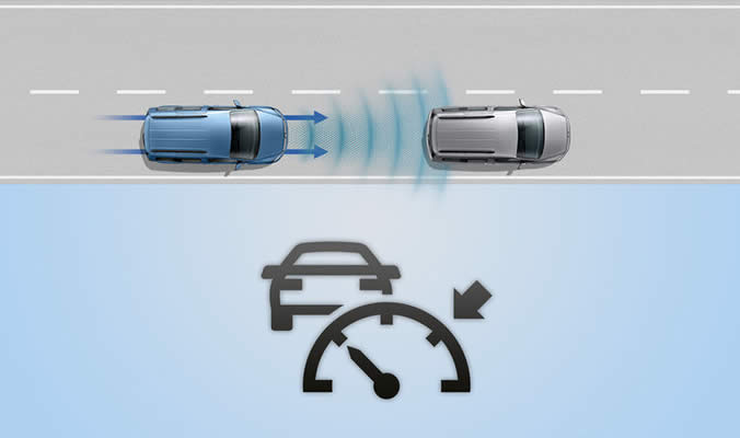 vw caddy acc front assist