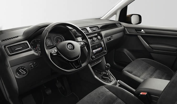 VW Caddy - Kožený paket 