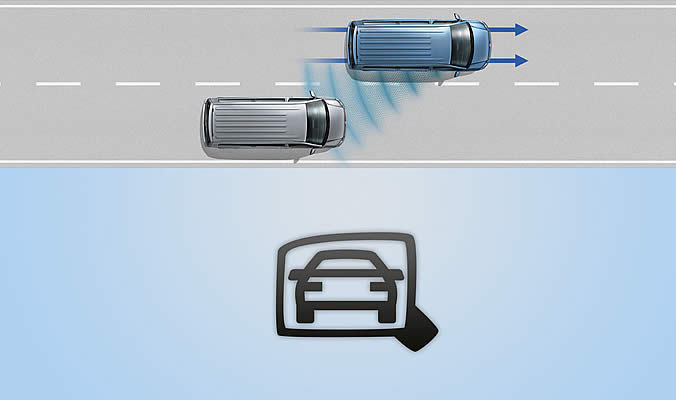 Volkswagen California - Side Assist