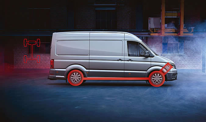 Volkswagen Crafter podvozek - 4 MOTION